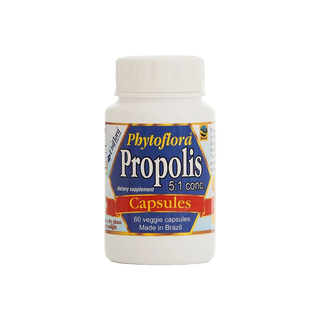 Phytoflora Brazilian Green Bee Propolis Capsules 5:1